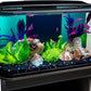 GloFish Glass Aquarium Kit, 20 Gallons, Includes Premium Blue, LED Light Stick & Integrated Filtration, Perfect for Beginners or Seasoned Hobbyists, Seamless, Curved Design