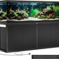 GDLF 125-150 Gallon Fish Tank Stand, Heavy Duty Metal Aquarium Stand with Power Outlet and Cabinet for Fish Tank Filters and Accessories,72.8" L*18.9" W,2200LBS Capacity
