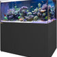 Coral Reef Aquarium Tank | 250 Gallon Ultra Clear Glass with Sump, Black